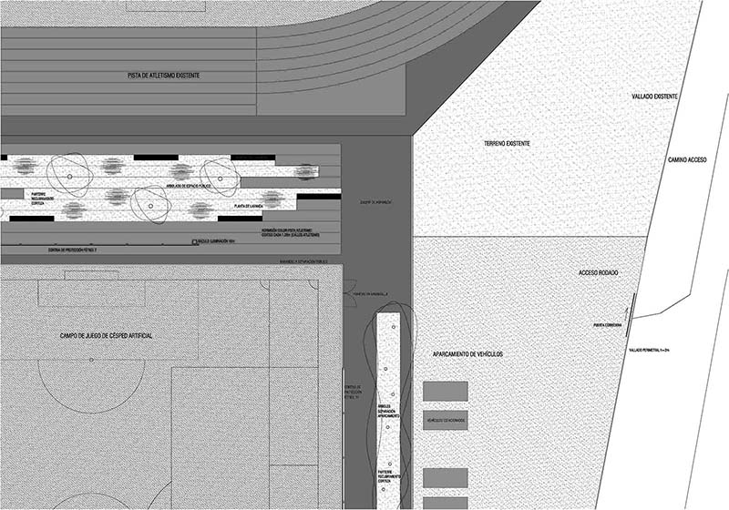 Se muestra un plano al detalle de las instalaciones