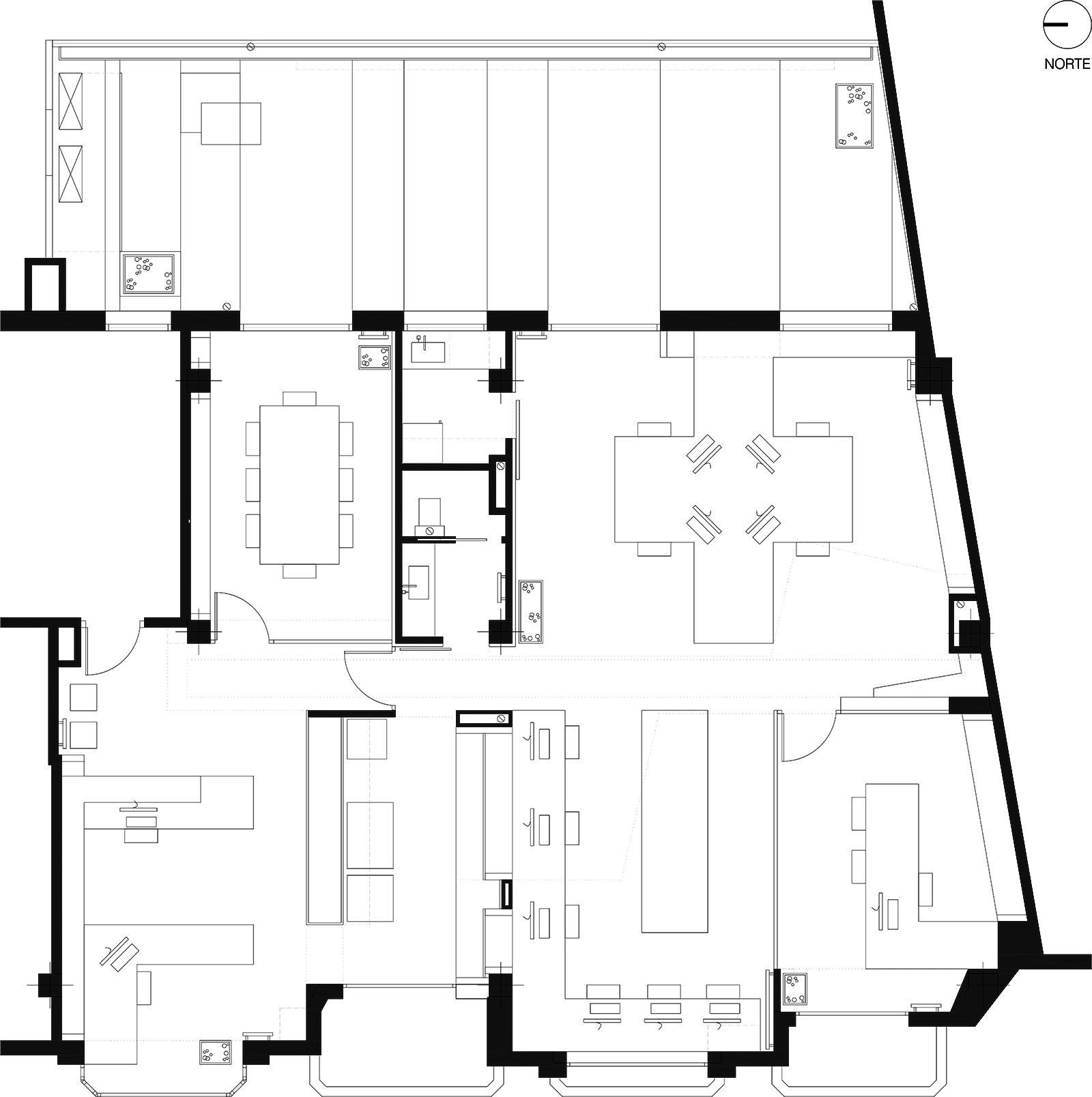 Se muestra imagen del plano de la estructura